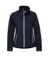 410F Russell Athletic Ladies Bionic Soft Shell Jacket French Navy colour image